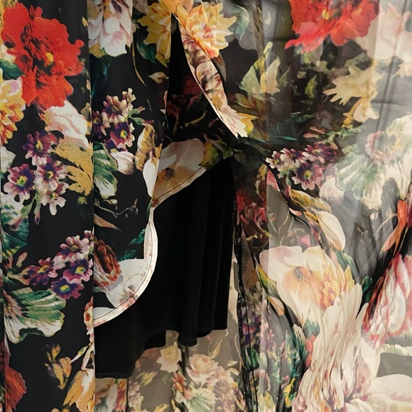 SHOW ME YOUR MUMU JOCELYN FLORAL Boho Bohemian MAXI DRESS; Size S - Picture 5 of 9